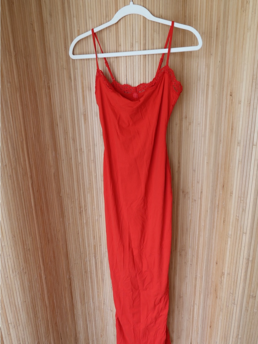 SKIMS Fits Everybody Lace Slip Dress